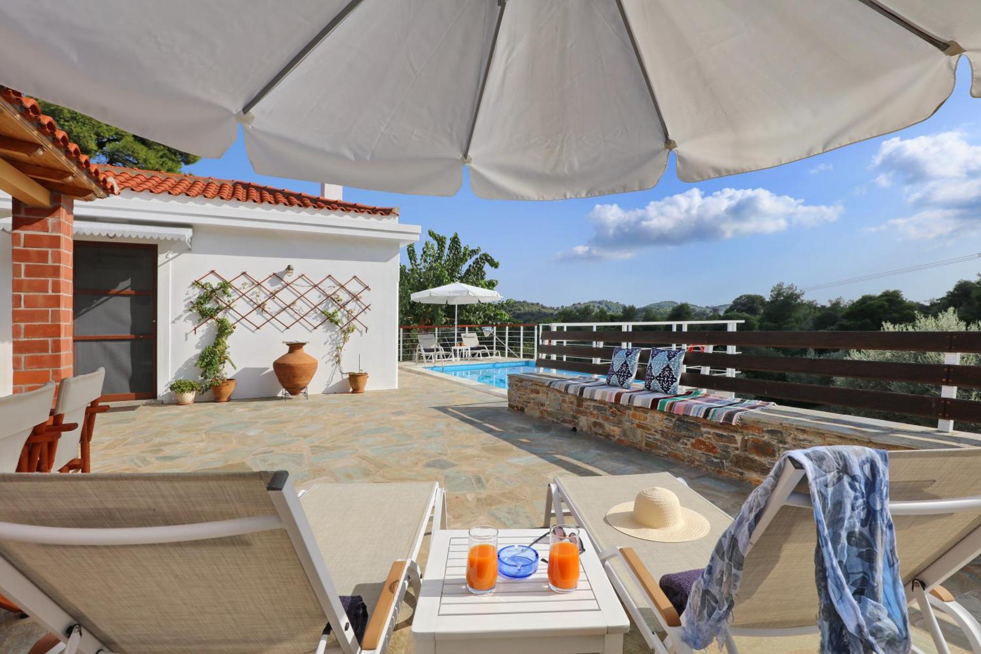 Diakopi Villa Skopelos stad Exteriör bild